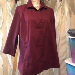 Woman’s XXL Button up Blouse by Rider’s